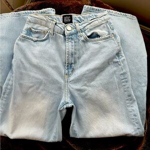 BDG Jeans. High Rise. Wide Leg. Light Blue jeans.